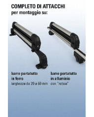 Portasci da barra Scorrevole Slide-System