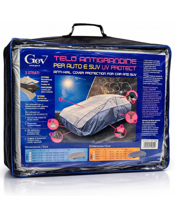 Telo antigrandine UV PROTECT per AUTO