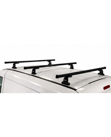 3 Pre-mounted professional bars for Fiat Doblò and Opel Combo