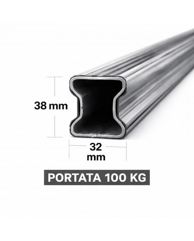 3 Pre-mounted professional bars for Fiat Talento, Nissan NV300, Nissan Primastar, Opel Vivaro and Ranault Trafic