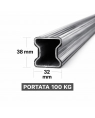 2 Pre-mounted professional bars for Fiat Doblò