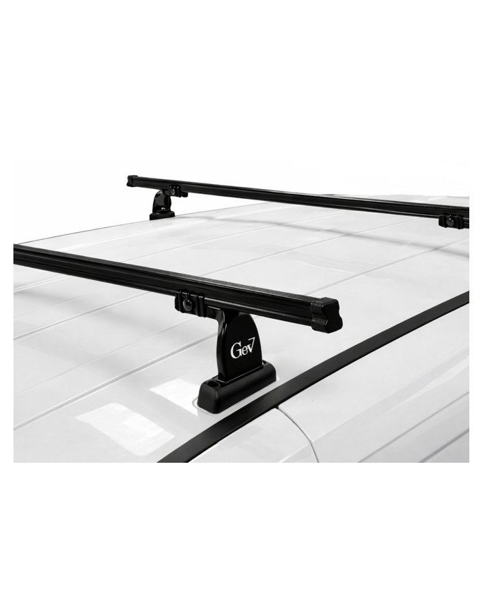 2 Pre-mounted professional bars for Fiat Doblò