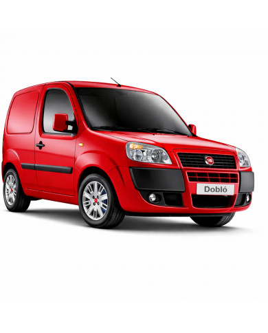 2 Pre-mounted professional bars for Fiat Doblò