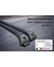 Barre portatutto per Fiat Panda III serie, 4x4 e Panda Cross