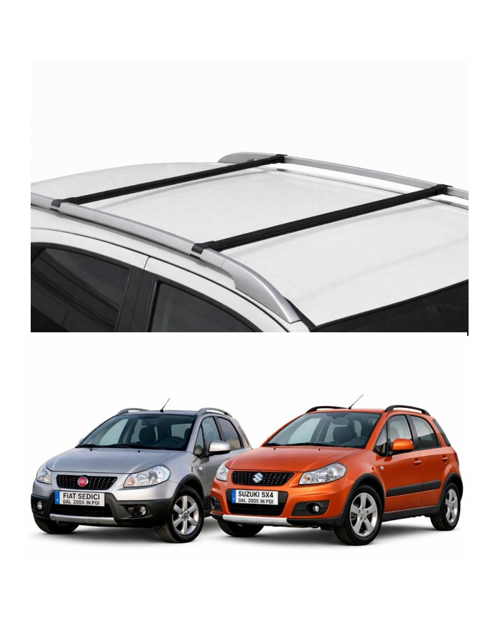 Barre portatutto per Fiat Sedice e Suziki SX4