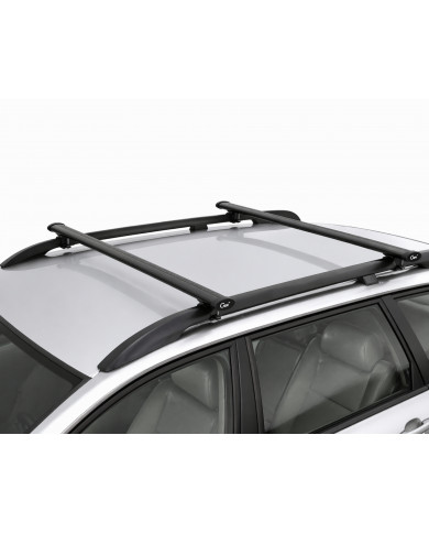 Barre portatutto Universali per vetture con rails staccati dal tetto (Lunghezza barre 130 cm)