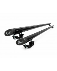 Barre portatutto Universali per vetture con rails staccati dal tetto (Lunghezza barre 130 cm)