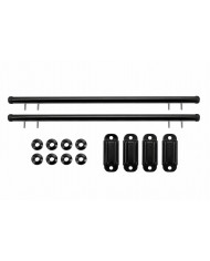 Barre portatutto Universali per vetture con rails staccati dal tetto (Lunghezza barre 130 cm)