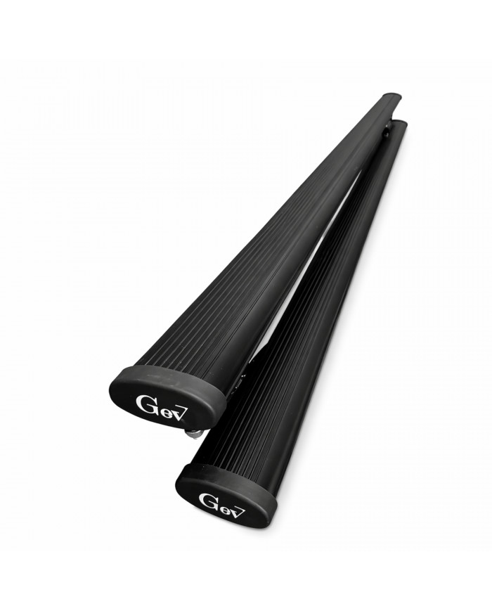 Barre portatutto Universali per vetture con rails staccati dal tetto (Lunghezza barre 109 o 126 cm)