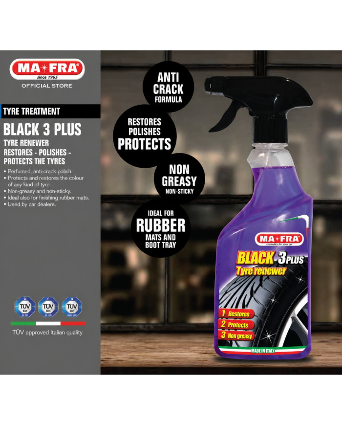MA-FRA Black 3 Plus 500ml – Nero Gomme Spray