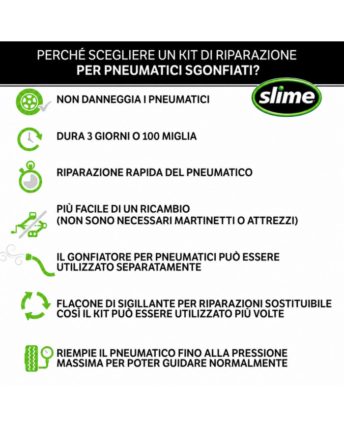 Kit antiforaturata per auto