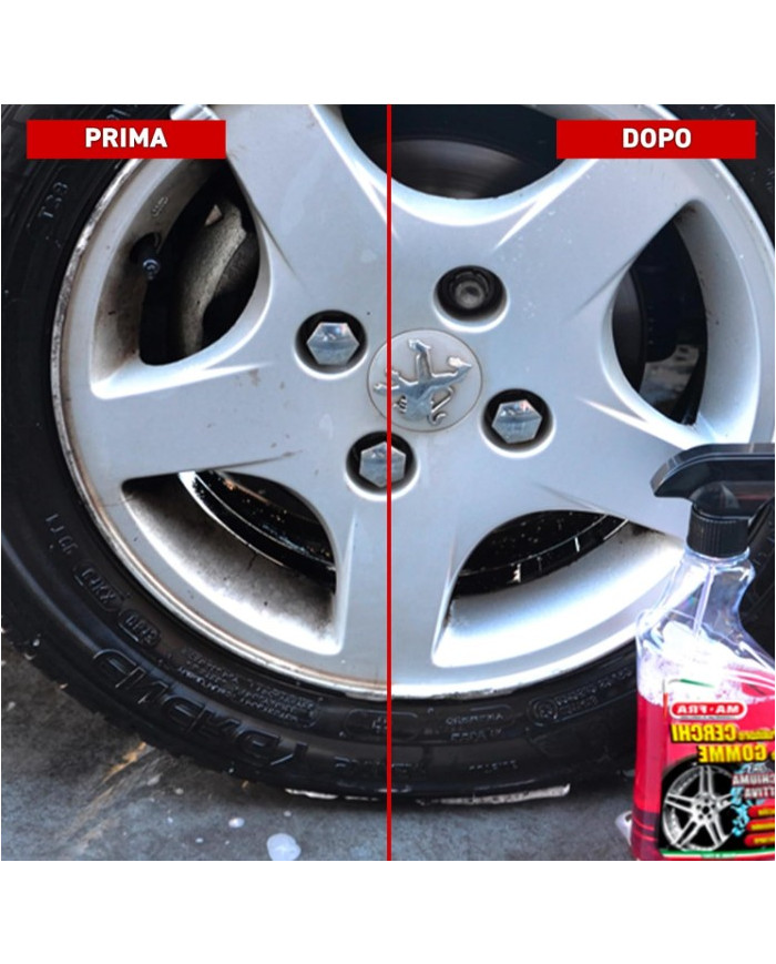 Pulitore cerchi e gomme