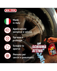 Pulitore cerchi e gomme