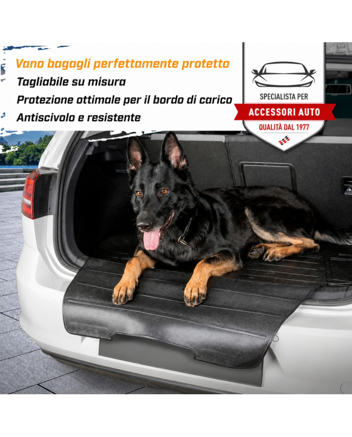 Tappetino Universale per Bagagliaio con Protezione Paraurti
