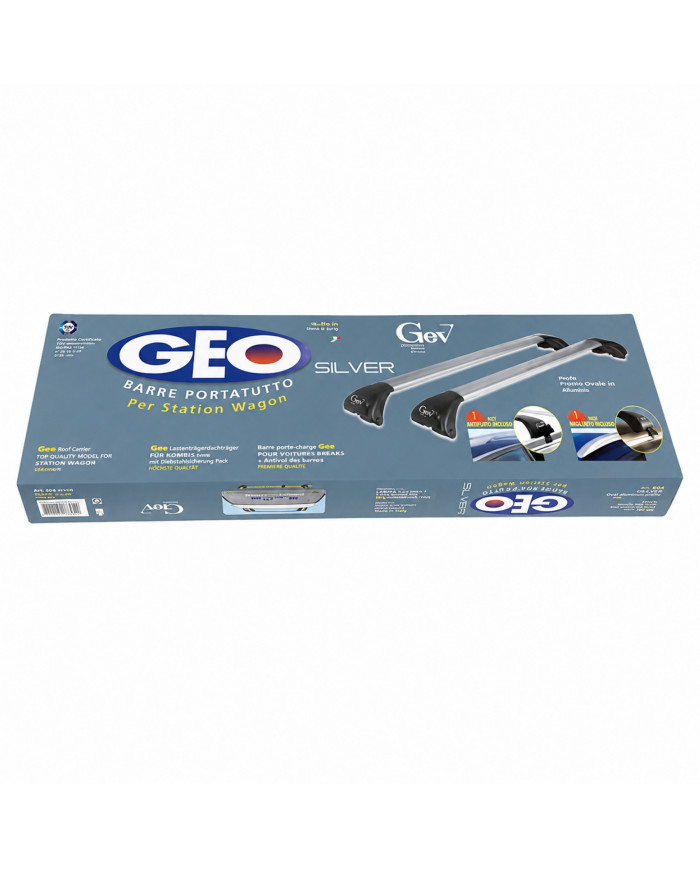 Barre portatutto Geo Silver