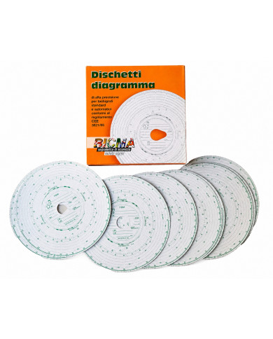 Dischi tachigrafo (scala 140 km/h)