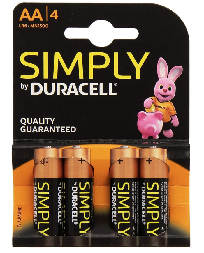 Pile duracell simply AA