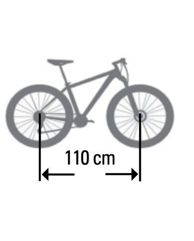 Sagittar bike rack with anti-theft device