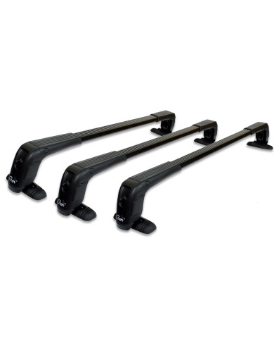 3 Pre-mounted roof bars for Fiat Doblò