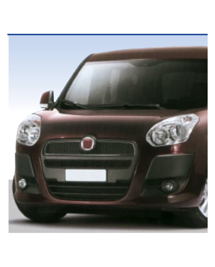 3 Pre-mounted professional bars for Fiat Doblò and Opel Combo