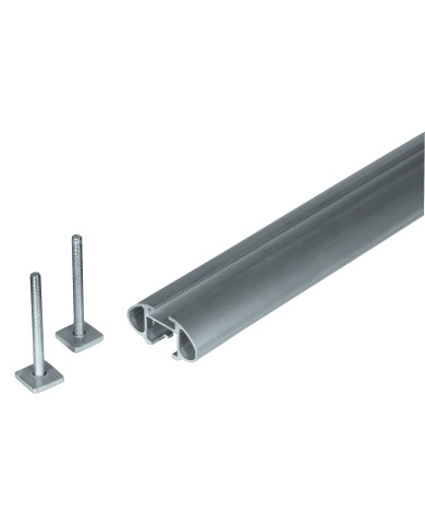 Ski rack kit for mounting on bars with "rail," Thor...