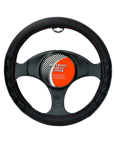 Sport grip steering wheel cover