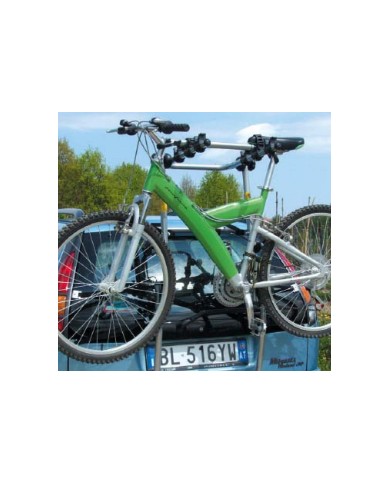 Rear bike rack rod adapter