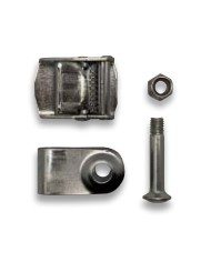 Rear bike rack rod adapter