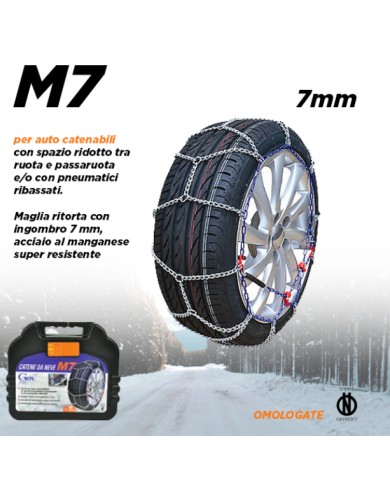 Snow chains 7 mm (Group 7.5)