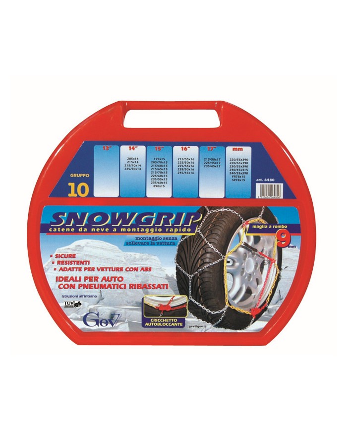 Snow chains 9 mm (Group 3)