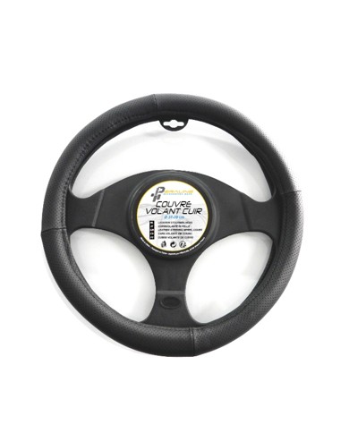 Genuine leather steering wheel cover