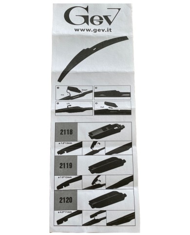 Spazzola lunotto posteriore