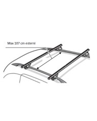 Barre portatutto Loki 120cm