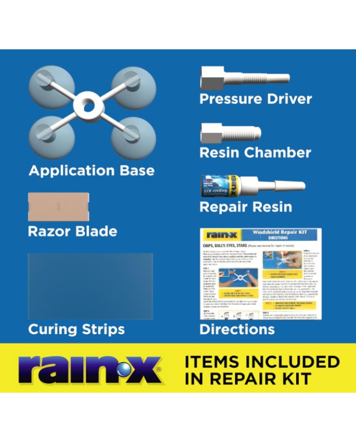 Kit riparazione parabrezza Rain X