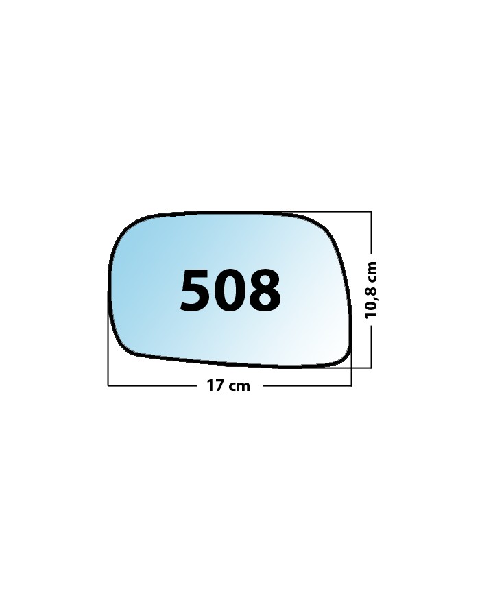 copy of Specchietto di ricambio SX-lato guidatore