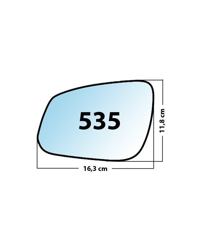 copy of Specchietto di ricambio SX-lato guidatore