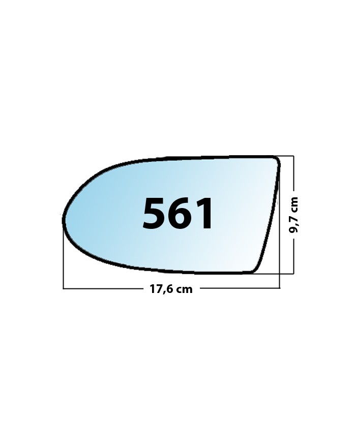 copy of Specchietto di ricambio SX-lato guidatore