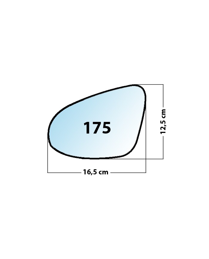 copy of Specchietto di ricambio SX-lato guidatore