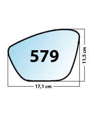 Specchietto di ricambio SX-lato Guidatore