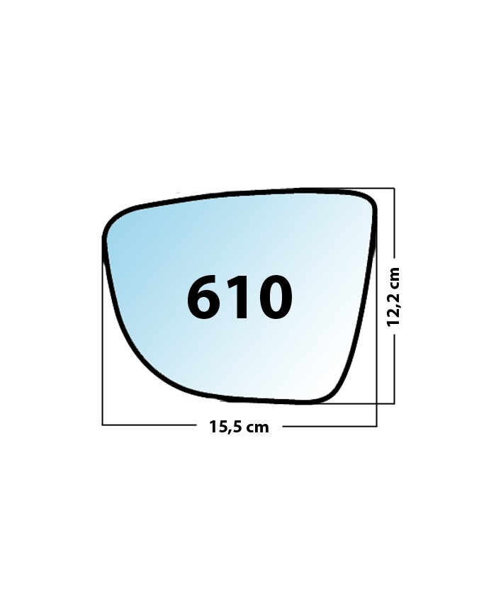 copy of Specchietto di ricambio SX-lato guidatore