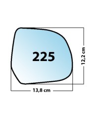 Specchietto di ricambio SX-lato Guidatore