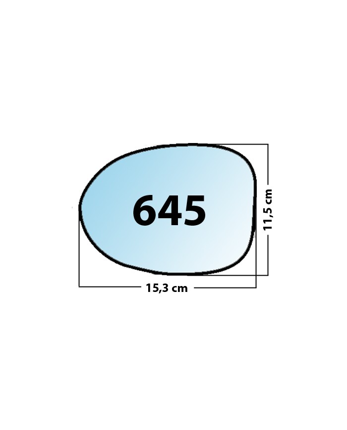 copy of Specchietto di ricambio SX-lato guidatore