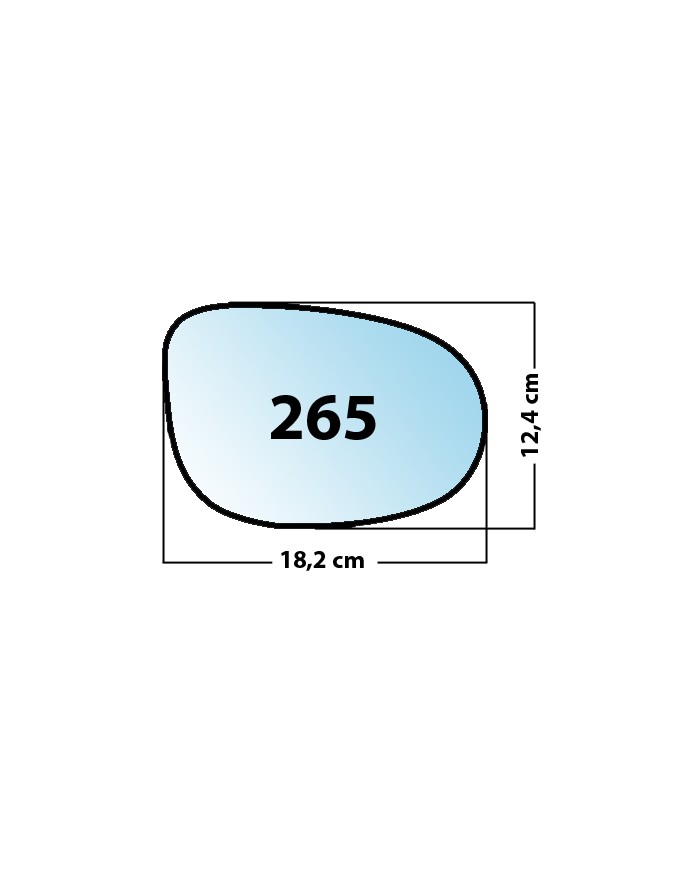 copy of Specchietto di ricambio SX-lato guidatore