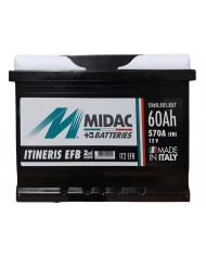 Batteria Midac EFB 72Ah